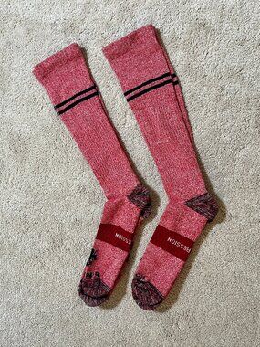 New 2pack Bombas Everyday Compression Socks Knee 15-20mm Large Red Midweight